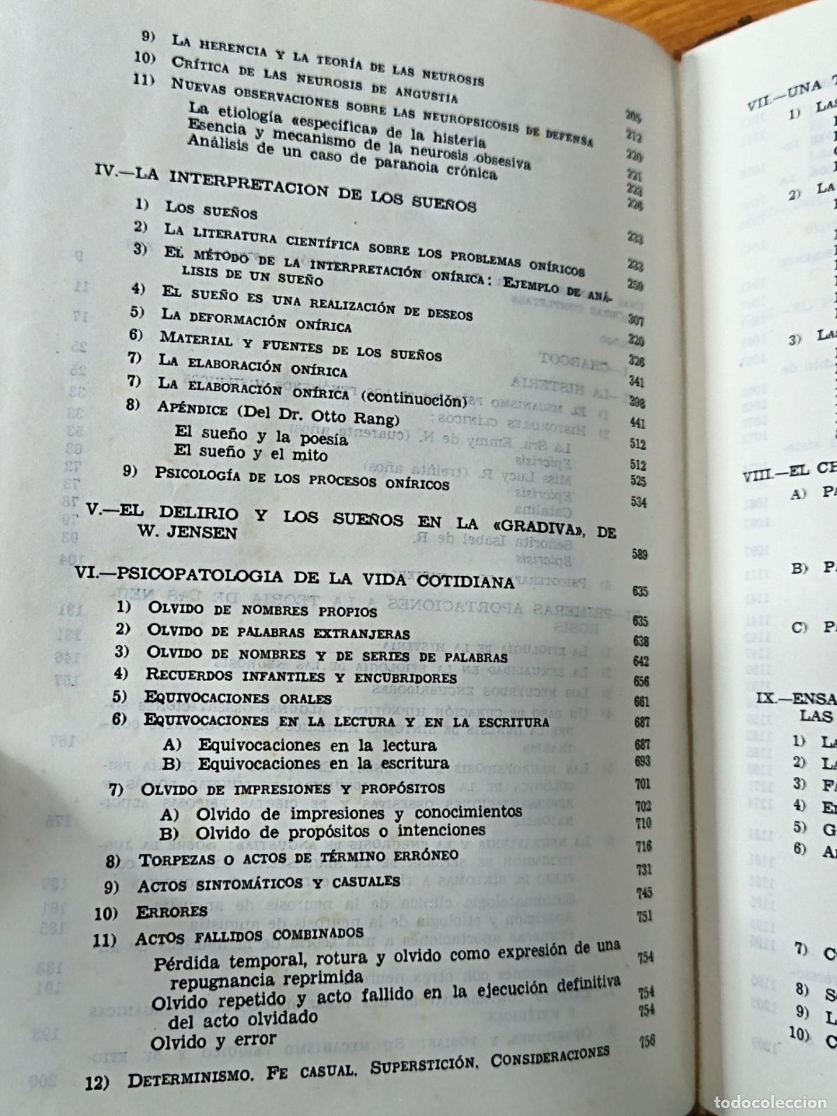 Libros de segunda mano: OBRAS COMPLETAS. FREUD. 1948. II - Foto 4