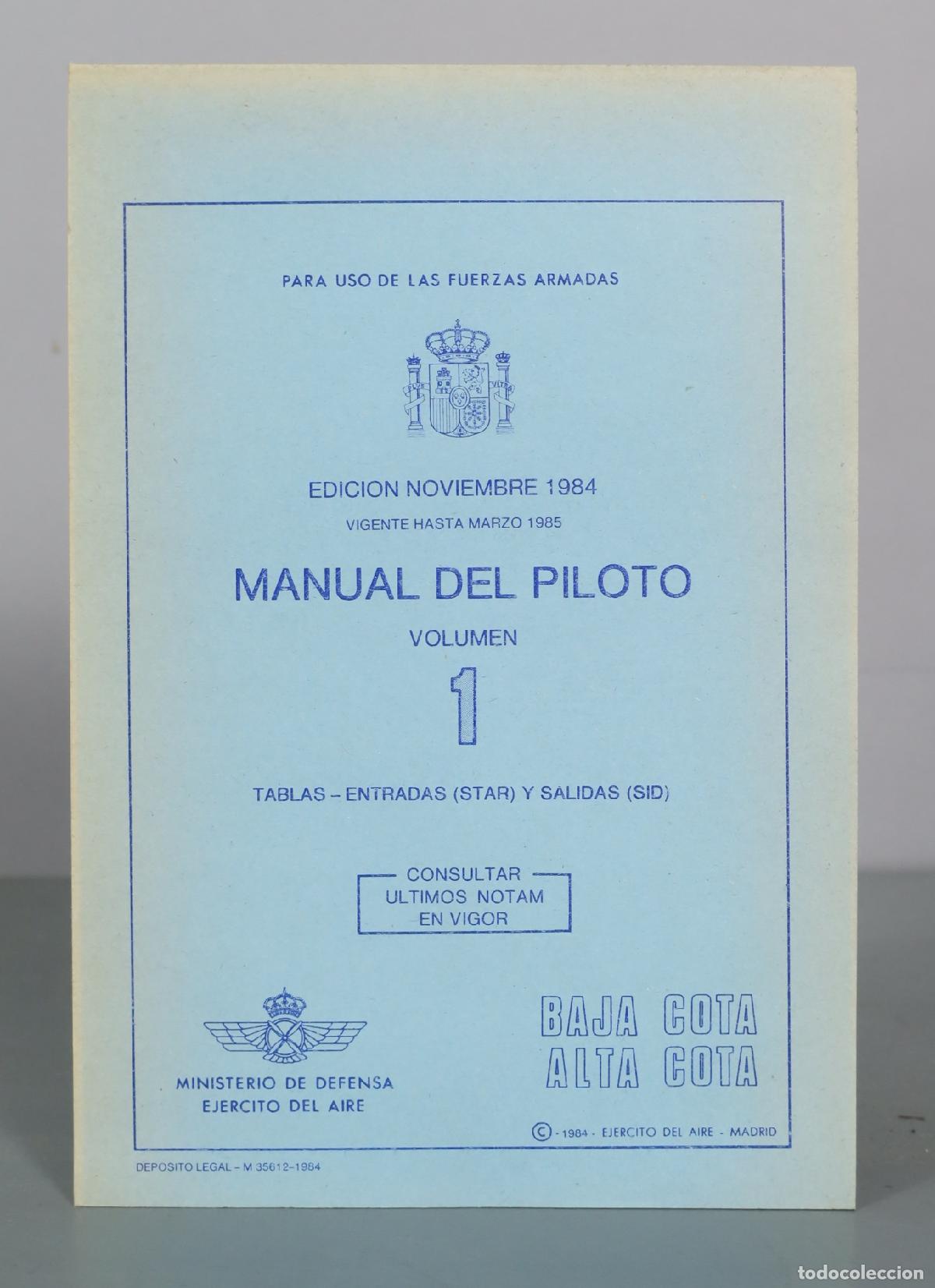 Second hand books: Manual del Piloto - Volumen 1 - Tablas - Entradas (STAR) y Salidas (SID) - Ministerio de Defensa -