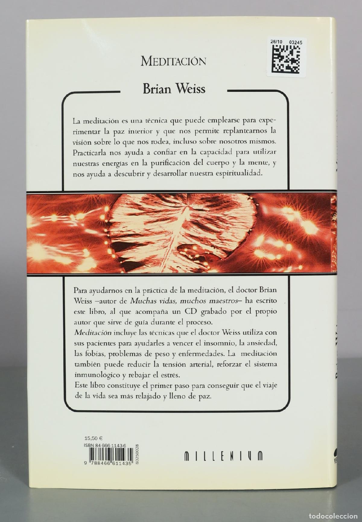 Libros de segunda mano: Meditaci&oacute;n - Brian Weiss - Vergara - Foto 3