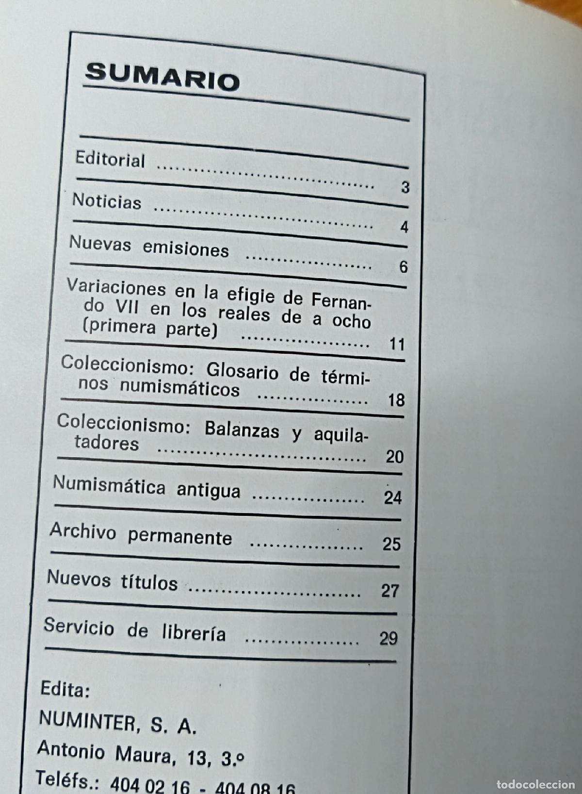 Libros de segunda mano: Cuadernos de Numismatica - Numinter 10 - Foto 2