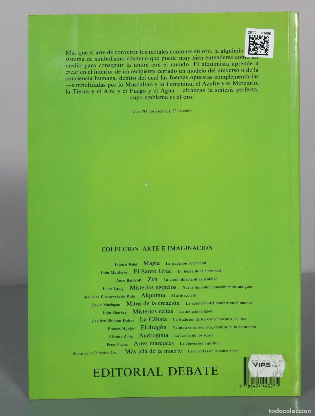 Libros de segunda mano: Alquimia - Stanislas Klossowski de Rola - Editorial Debate - Foto 2