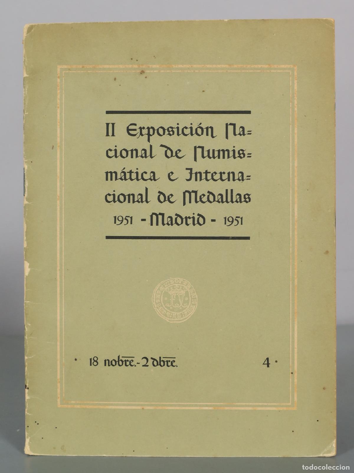 Livros em segunda m&atilde;o: II Exposicion Nacional de Numismatica e Internacional de Medallas - Madrid 4