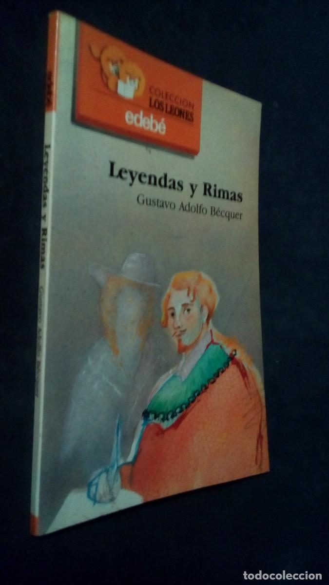 Libri di seconda mano: Libro Leyendas y rimas Gustavo Adolfo B&eacute;cquer 1989 Ed. Edeb&eacute; -BUEN ESTADO
