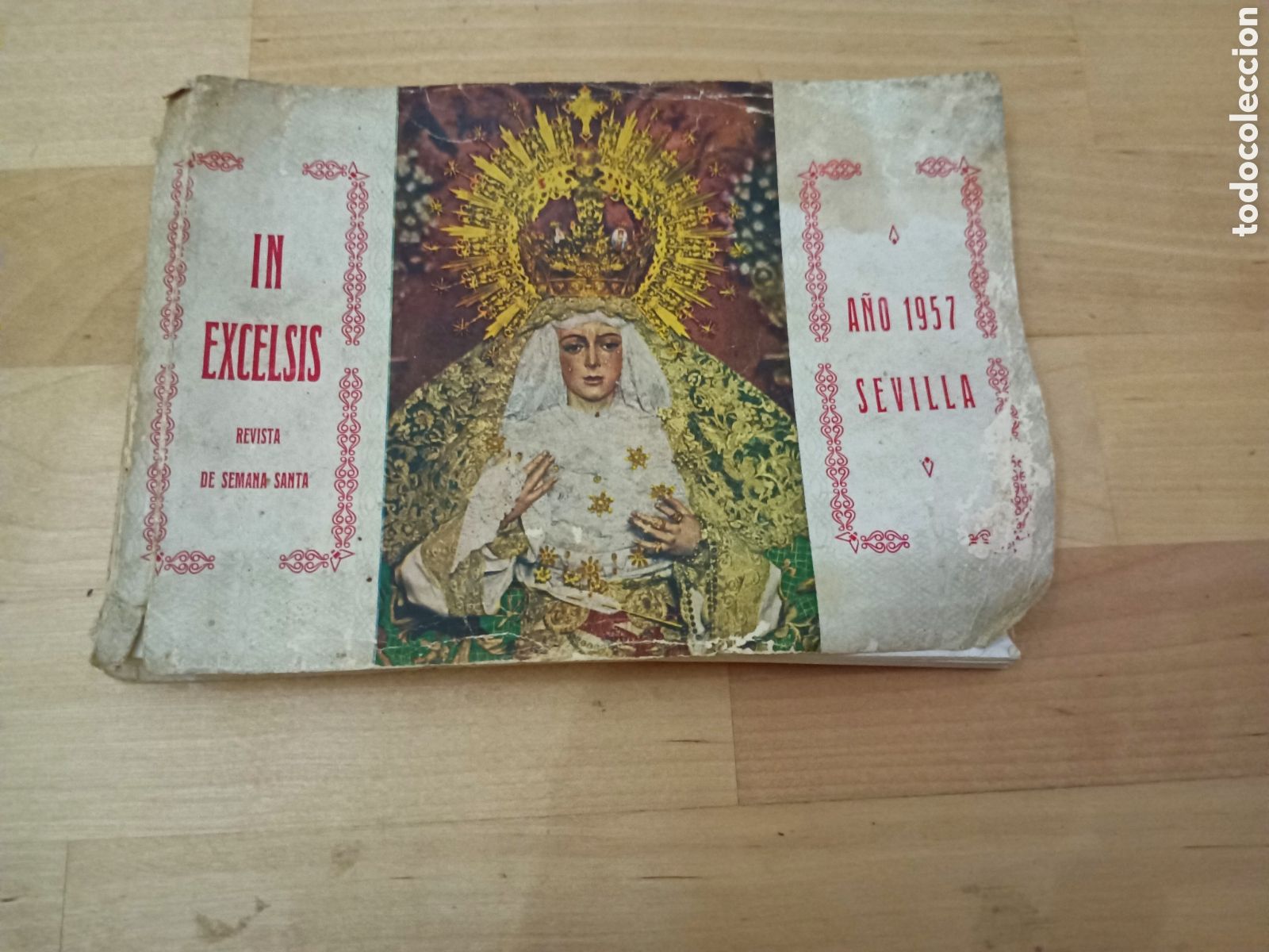 Libros de segunda mano: SEMANA SANTA DE SEVILLA - REVISTA IN EXCELSIS A&Ntilde;O 1957 - FOTOGRAF&Iacute;AS SERRANO
