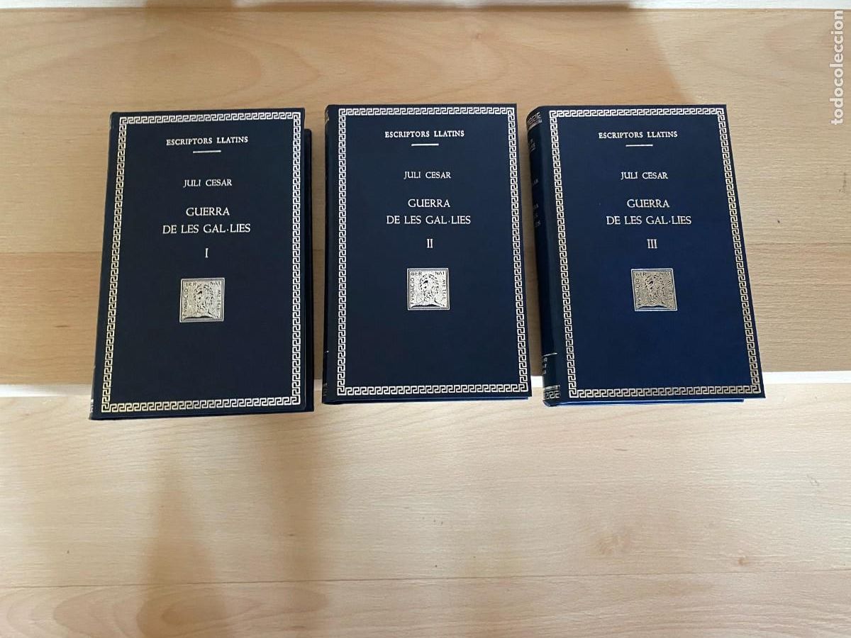 Livros em segunda m&atilde;o: J. Cesar, Guerra de les Gal.lies, Escr. LLatins, F. Bernat Metge, 3 vol. complert, Joaquim Icart