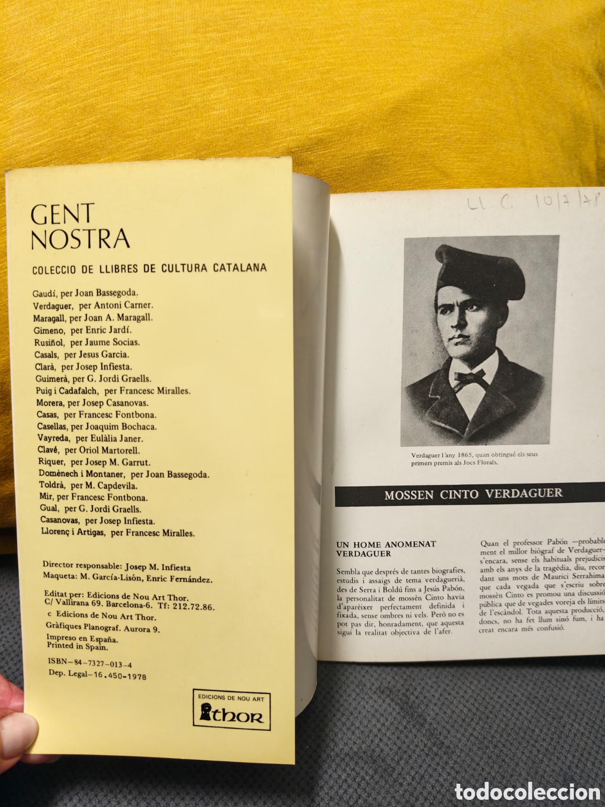 Libros de segunda mano: Gent Nostra, Verdaguer - Foto 3