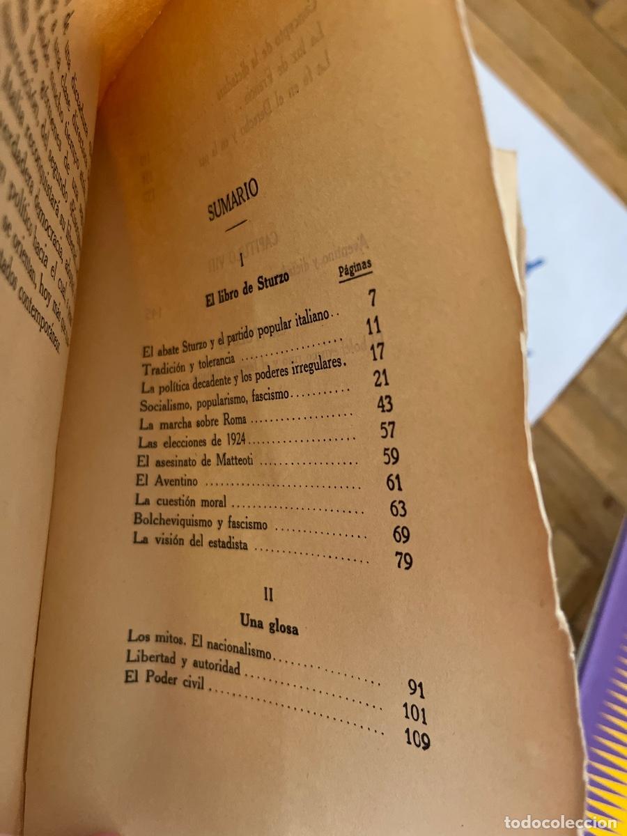 Libros de segunda mano: Angel Ossorio: Un libro del Abate Sturzo, 1928 - Foto 3