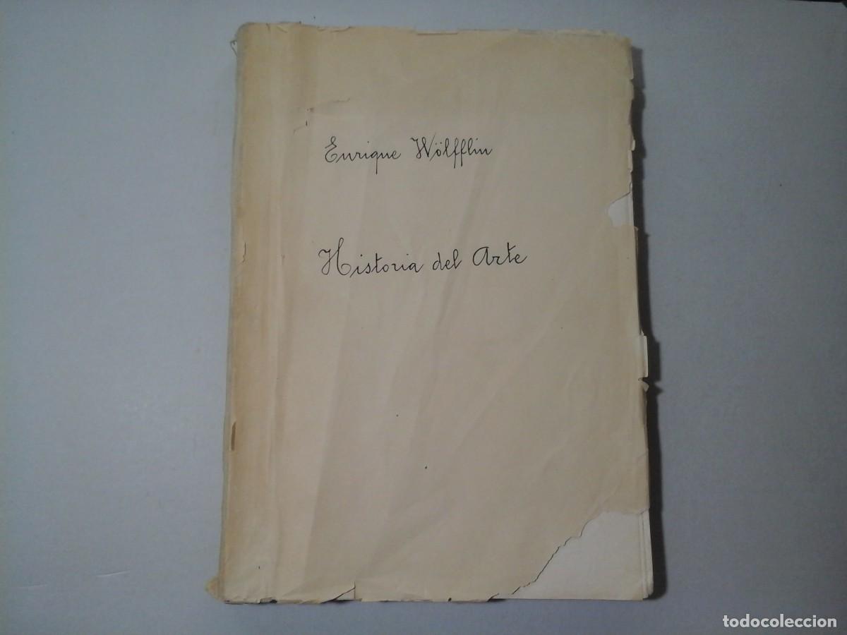 Gebrauchte B&uuml;cher: ENRIQUE W&Ouml;LFFLIN. CONCEPTOS ... HISTORIA DEL ARTE. TRADUCCI&Oacute;N: JOS&Eacute; MORENO VILLA. GENERACI&Oacute;N DEL 27