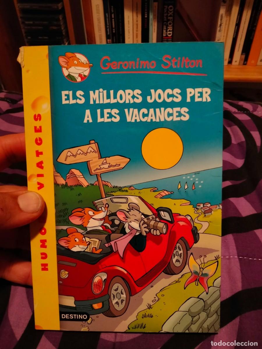 Libri di seconda mano: GERONIMO STILTON ELS MILLORS JOCS PER A LES VACANCES ENTRA Y MIRA MIS OTROS LIBROS