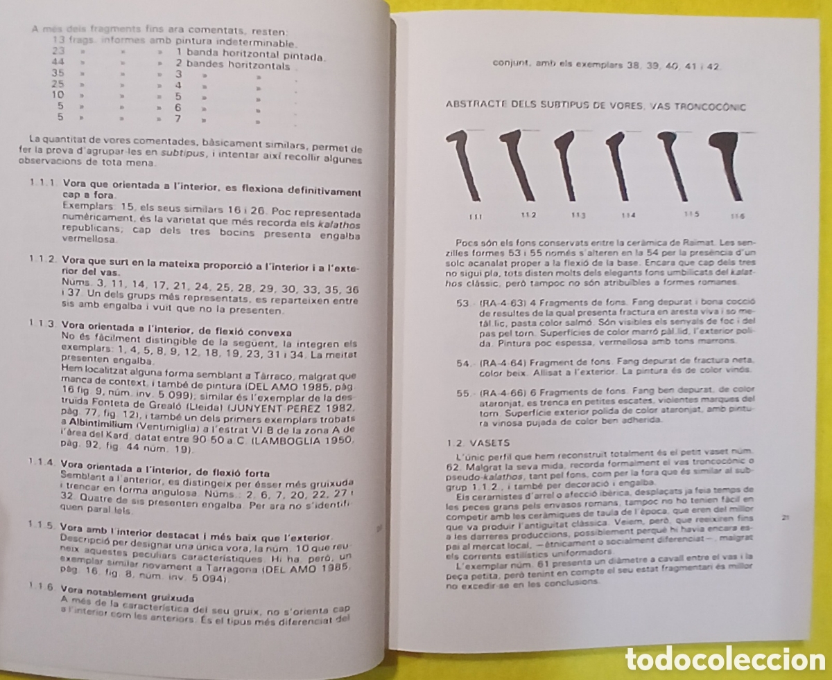 Libros de segunda mano: ELS MATERIALS DEL JACIMENT ROMA DE RA&Iuml;MAT LLEIDA - Foto 4