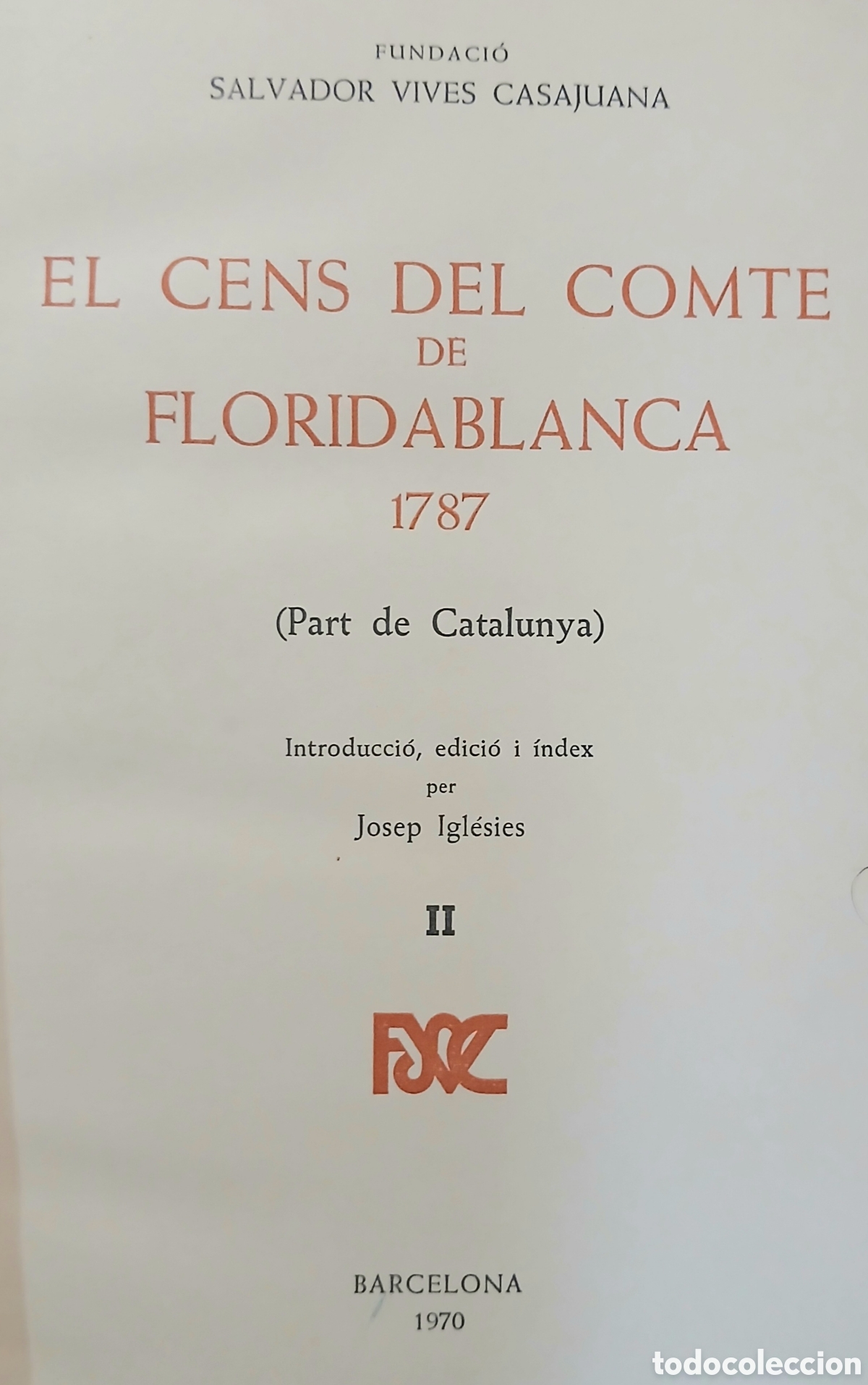 Libros de segunda mano: EL CENS DEL COMTE DE FLORIDABLANCA 1787 - Foto 8