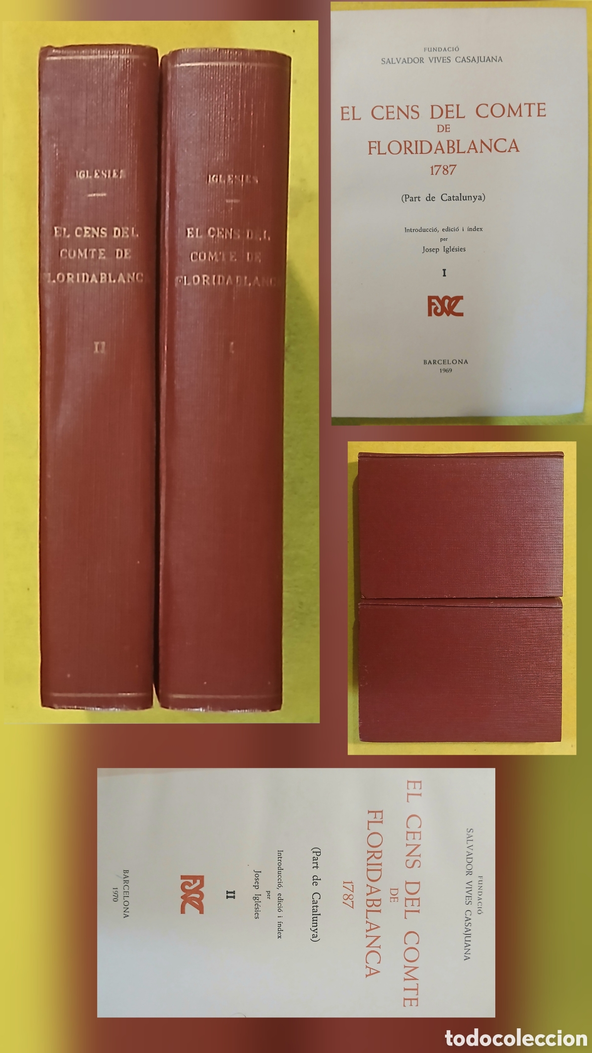 Second hand books: EL CENS DEL COMTE DE FLORIDABLANCA 1787