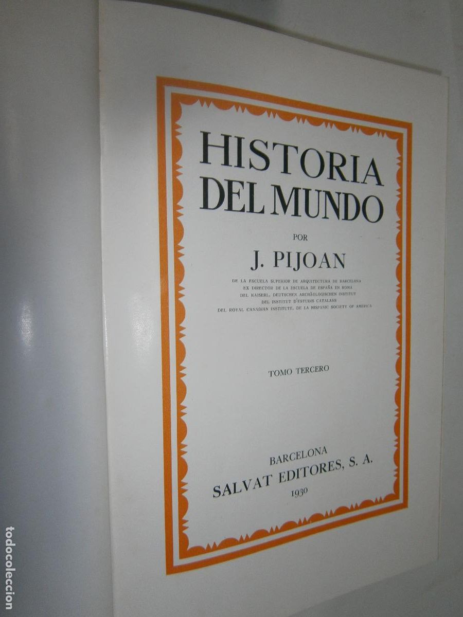 Gebrauchte B&uuml;cher: HISTORIA DEL MUNDO - PIJOAN