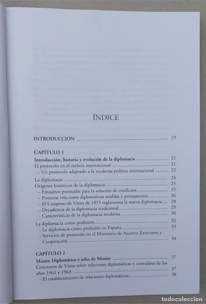 Libros de segunda mano: LA DIPLOMACIA Y SU PROTOCOLO - BLANCA L&Oacute;PEZ CABALLERO - EDICIONES PROTOCOLO - Foto 6