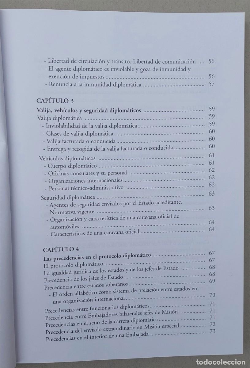 Libros de segunda mano: LA DIPLOMACIA Y SU PROTOCOLO - BLANCA L&Oacute;PEZ CABALLERO - EDICIONES PROTOCOLO - Foto 8