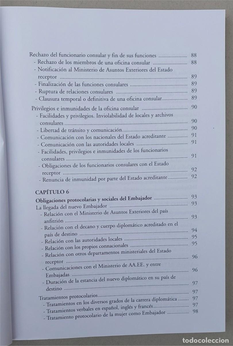 Libros de segunda mano: LA DIPLOMACIA Y SU PROTOCOLO - BLANCA L&Oacute;PEZ CABALLERO - EDICIONES PROTOCOLO - Foto 10