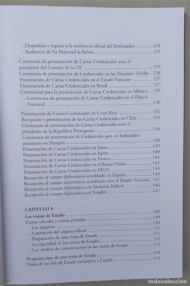 Libros de segunda mano: LA DIPLOMACIA Y SU PROTOCOLO - BLANCA L&Oacute;PEZ CABALLERO - EDICIONES PROTOCOLO - Foto 12
