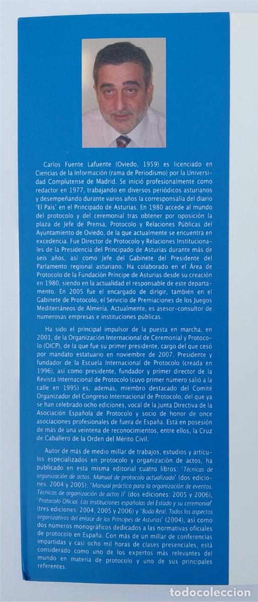 Libros de segunda mano: PROTOCOLO PARA EVENTOS - CARLOS FUENTE LAFUENTE - EDICIONES PROTOCOLO - Foto 3