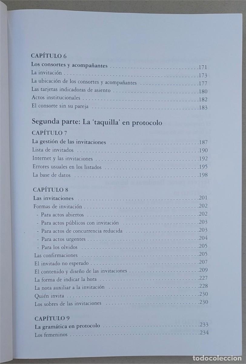 Libros de segunda mano: PROTOCOLO PARA EVENTOS - CARLOS FUENTE LAFUENTE - EDICIONES PROTOCOLO - Foto 7
