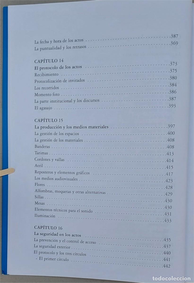 Libros de segunda mano: PROTOCOLO PARA EVENTOS - CARLOS FUENTE LAFUENTE - EDICIONES PROTOCOLO - Foto 10