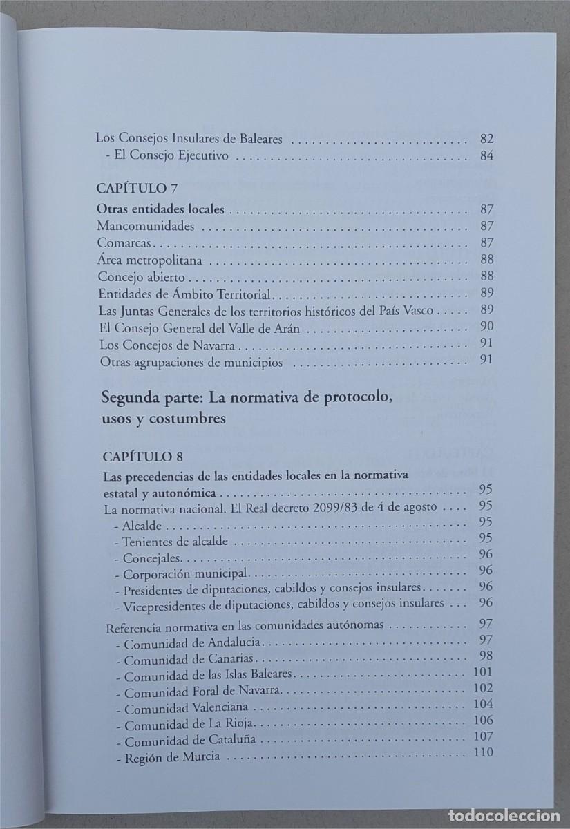 Libros de segunda mano: EL PROTOCOLO EN LA ADMINISTRACI&Oacute;N LOCAL - IGNACIO MART&Iacute;NEZ SU&Aacute;REZ - EDICIONES PROTOCOLO - Foto 8