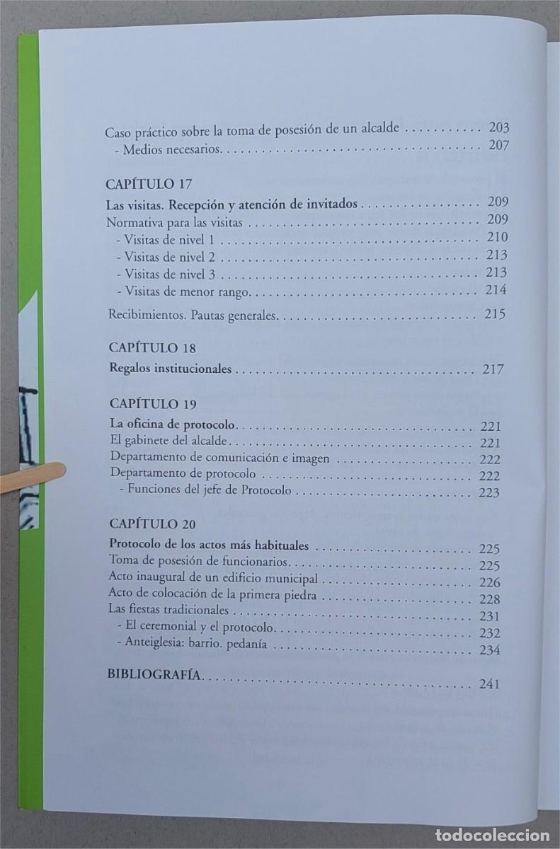Libros de segunda mano: EL PROTOCOLO EN LA ADMINISTRACI&Oacute;N LOCAL - IGNACIO MART&Iacute;NEZ SU&Aacute;REZ - EDICIONES PROTOCOLO - Foto 11
