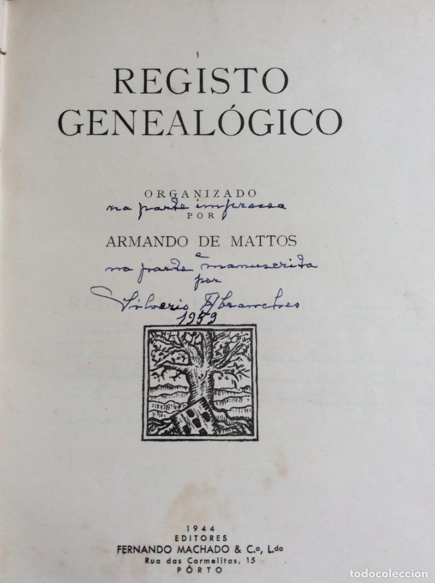 Livres d'occasion: [MANUSCRITO &Uacute;NICO] Registo Geneal&oacute;gico &ndash; Fam&iacute;lia Abranches Couceiro &ndash; Preenchido &agrave; M&atilde;o (1959)