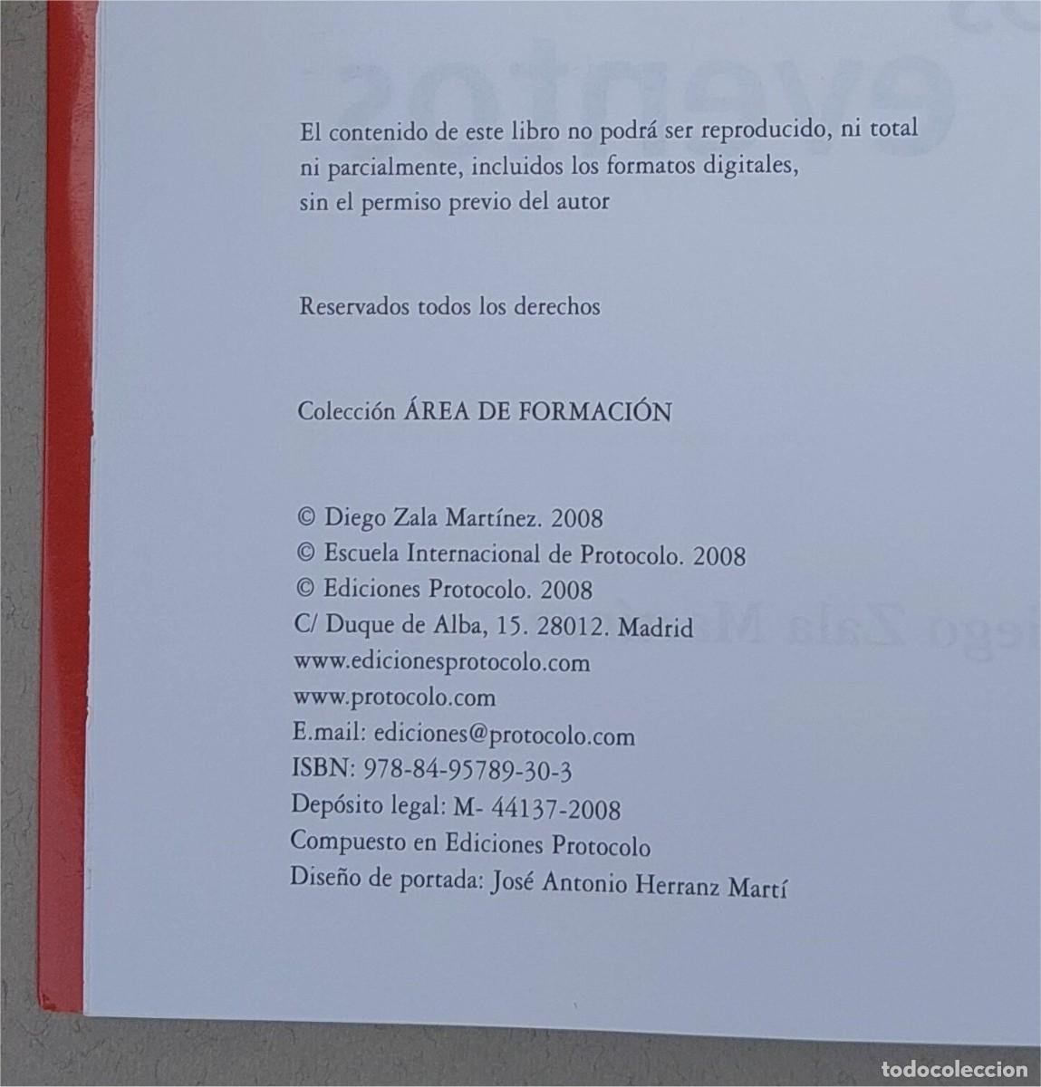 Libros de segunda mano: LA COMUNICACI&Oacute;N EN LOS EVENTOS - DIEGO ZALA MART&Iacute;NEZ - EDICIONES PROTOCOLO - Foto 4