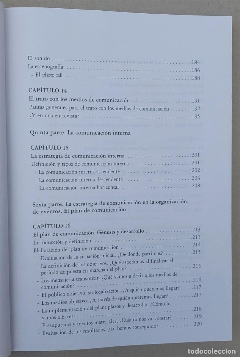 Libros de segunda mano: LA COMUNICACI&Oacute;N EN LOS EVENTOS - DIEGO ZALA MART&Iacute;NEZ - EDICIONES PROTOCOLO - Foto 10