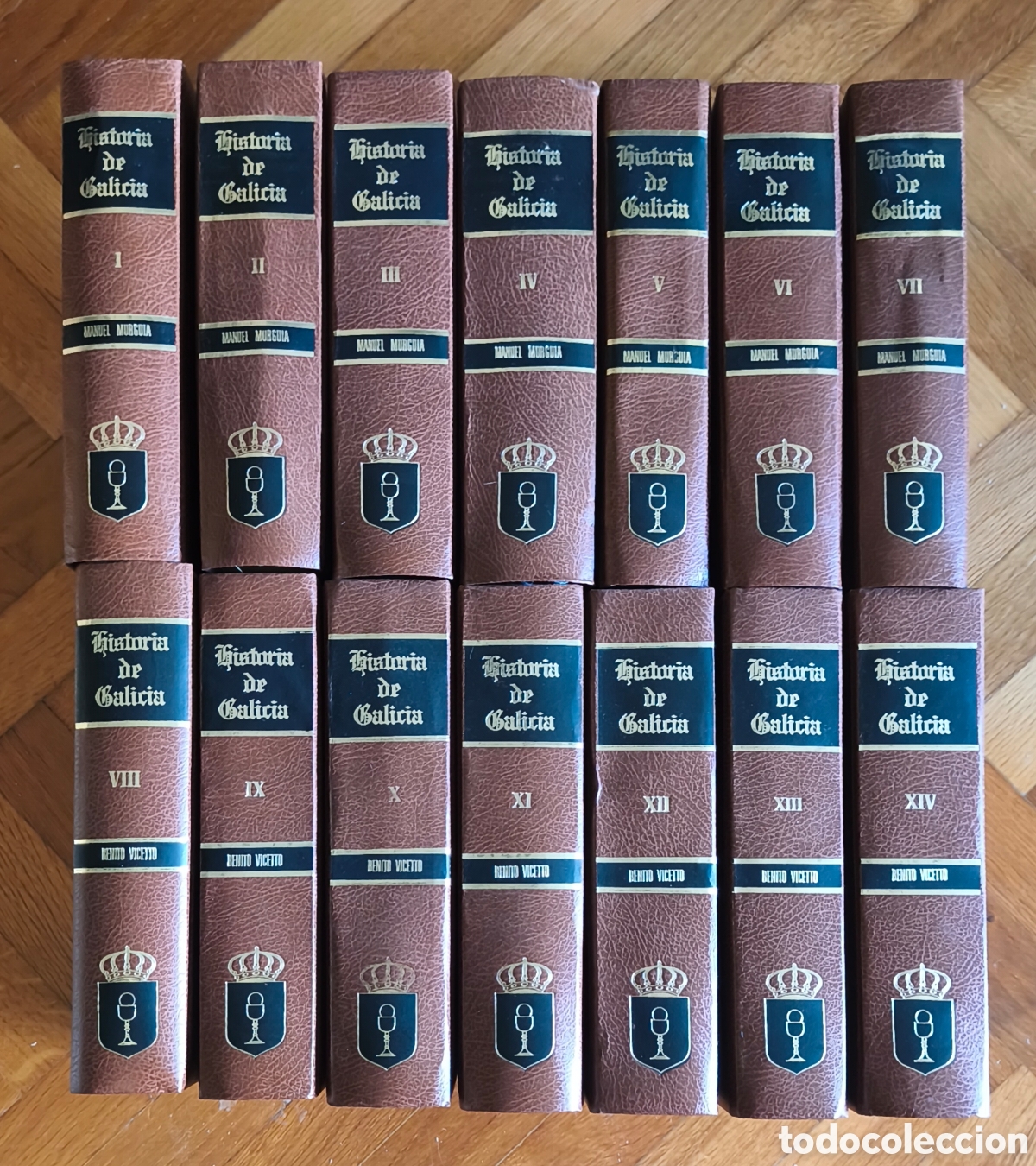 Gebrauchte B&uuml;cher: Historia de Galicia - Murgu&iacute;a y Vicetto (14 Tomos) ed. 1979 - &iexcl;NUEVA!
