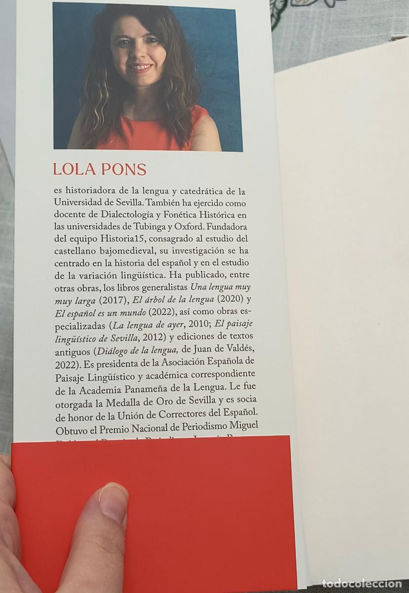Libros de segunda mano: LIBRO FILOLOG&Iacute;A | LOLA PONS - EL DEDO EN LOS LABIOS - Foto 3