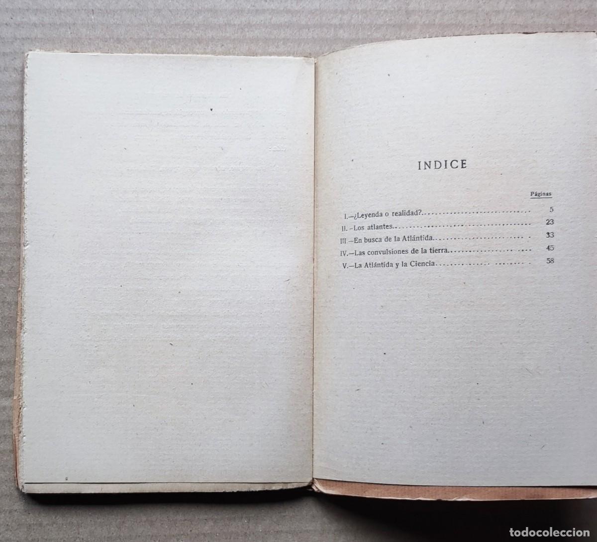 Libros de segunda mano: &iquest;Ha existido la Atl&aacute;ntida?, Abate Moreux. - Foto 3
