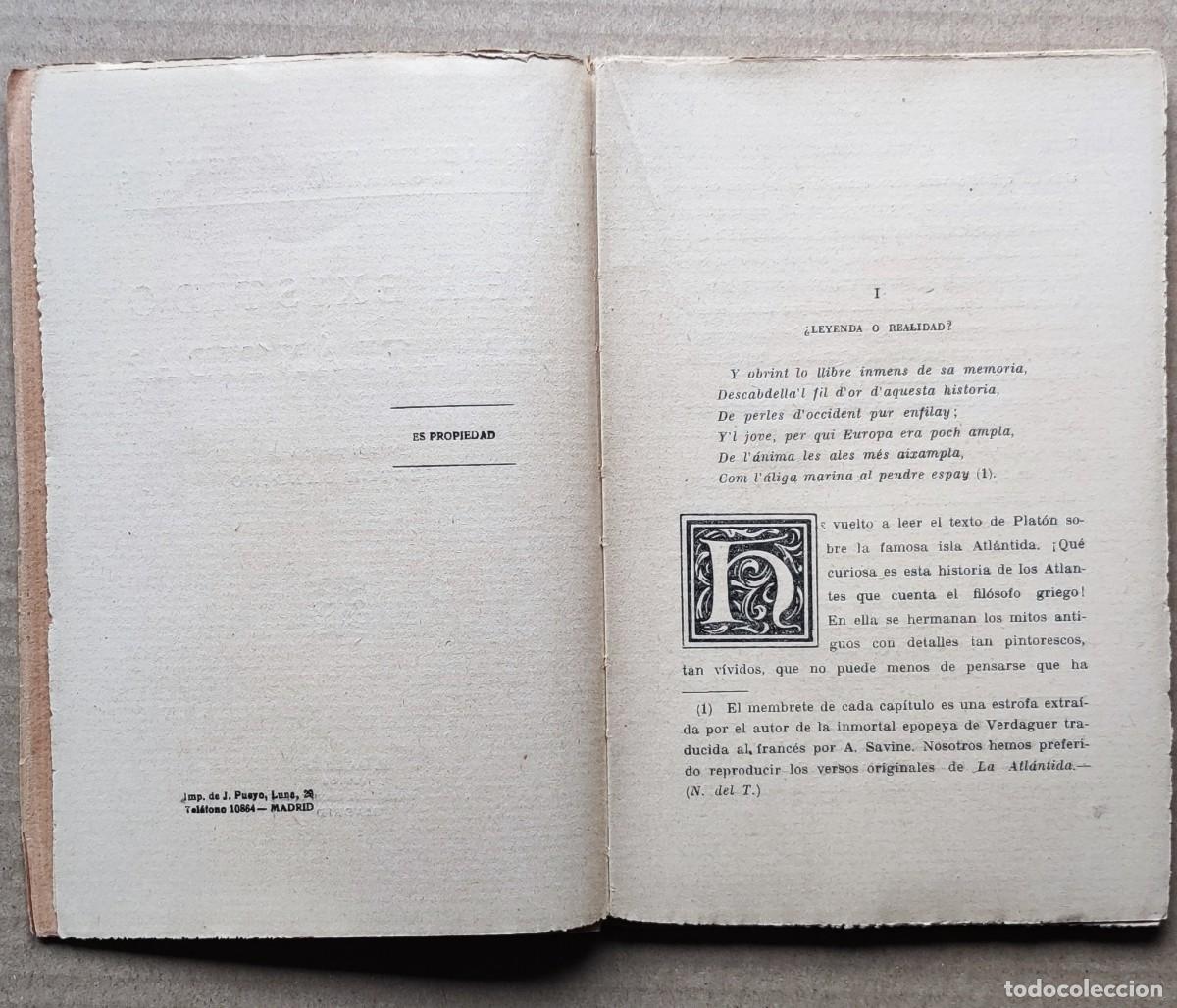 Libros de segunda mano: &iquest;Ha existido la Atl&aacute;ntida?, Abate Moreux. - Foto 6