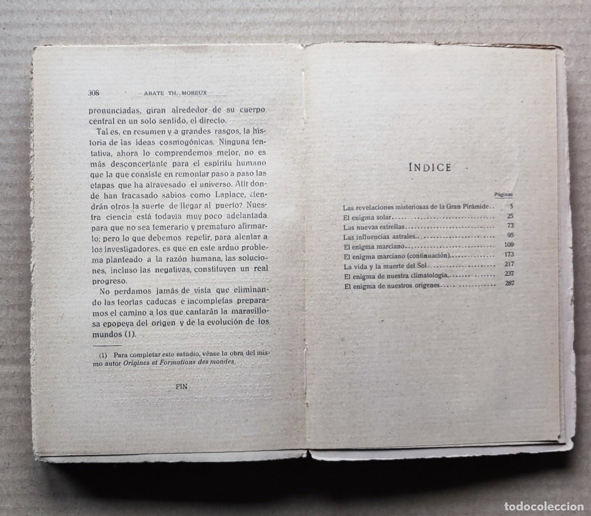 Libros de segunda mano: Los enigmas de la ciencia, Abate Moreux. - Foto 3