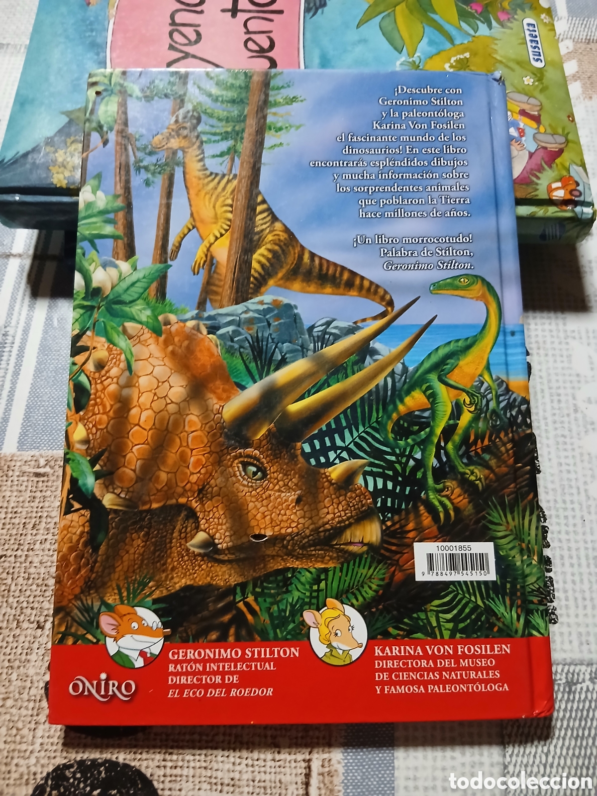 Libros de segunda mano: Libro Dinosaurios -Geronimo Stilton- 1&deg; Ed. 2011 - Foto 2