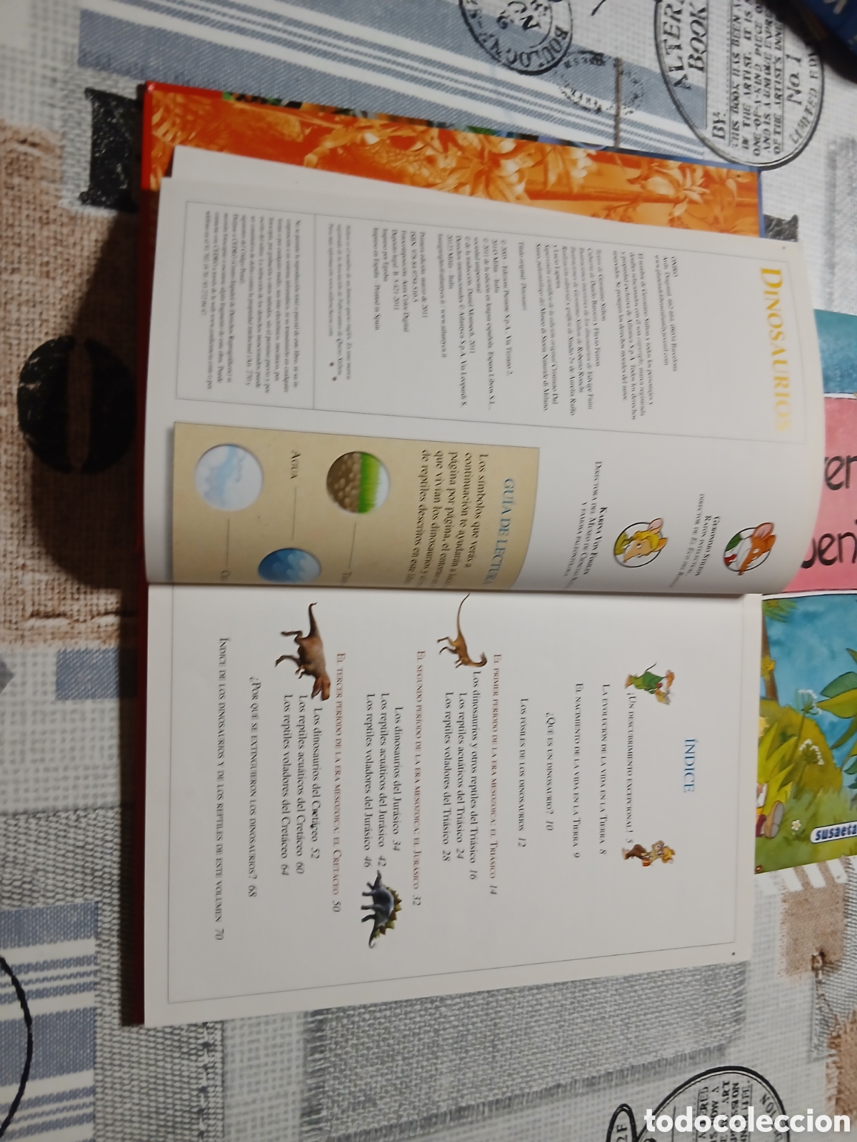 Libros de segunda mano: Libro Dinosaurios -Geronimo Stilton- 1&deg; Ed. 2011 - Foto 3