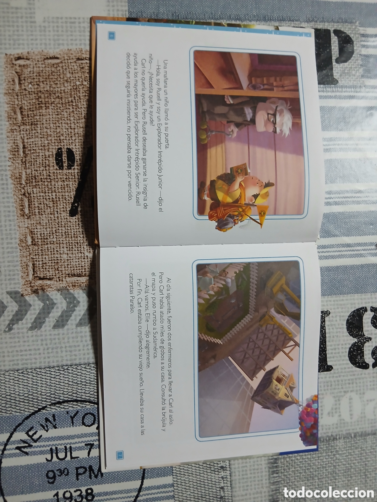 Libros de segunda mano: Libro UP -Disney- Cuentos Solidarios - Foto 5