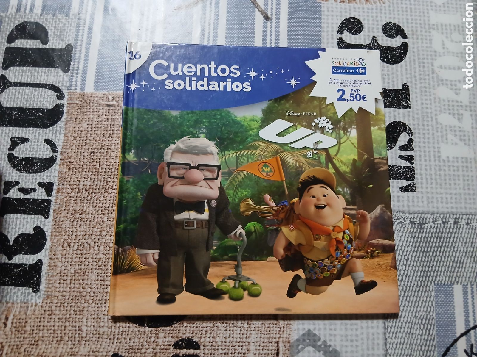 Libros de segunda mano: Libro UP -Disney- Cuentos Solidarios
