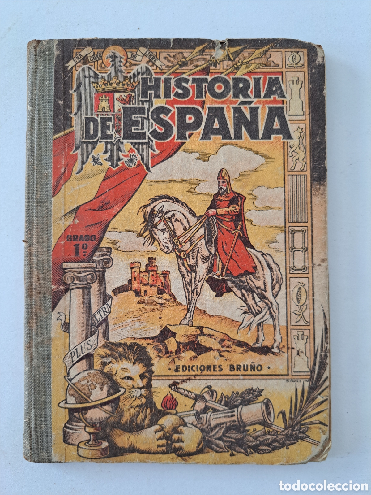 Libros de segunda mano: HISTORIA DE ESPA&Ntilde;A, PRIMER GRADO- ED. BRU&Ntilde;O - 1949 - Foto 2