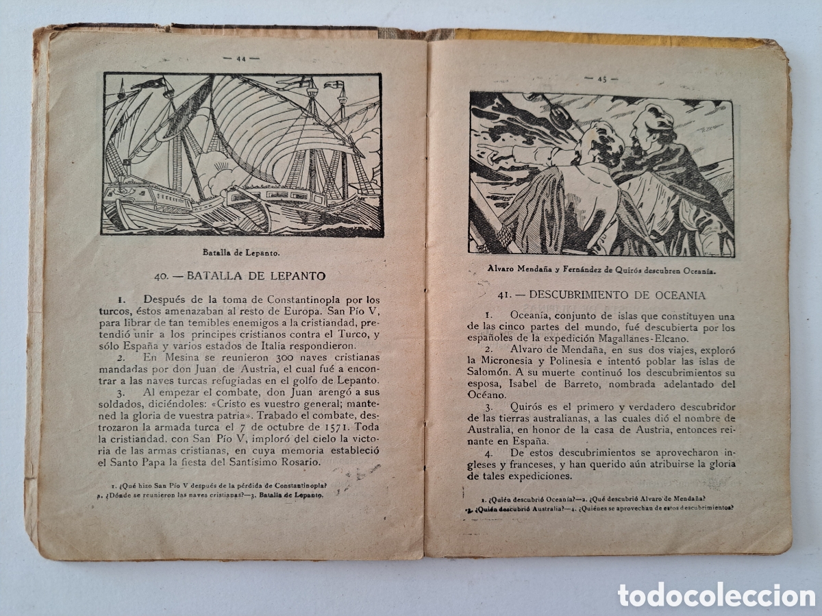 Libros de segunda mano: HISTORIA DE ESPA&Ntilde;A, PRIMER GRADO- ED. BRU&Ntilde;O - 1949 - Foto 7