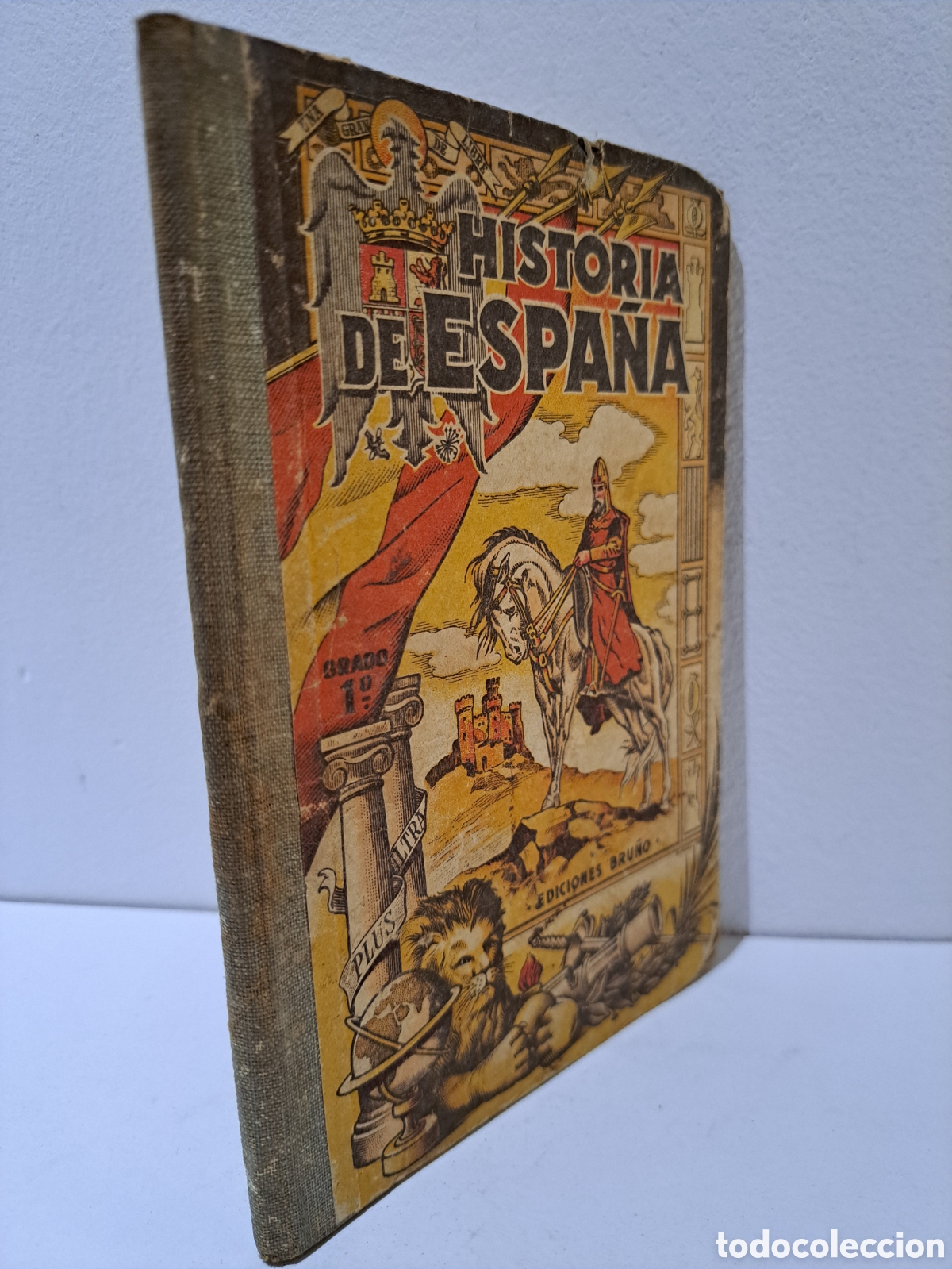 Libros de segunda mano: HISTORIA DE ESPA&Ntilde;A, PRIMER GRADO- ED. BRU&Ntilde;O - 1949 - Foto 1
