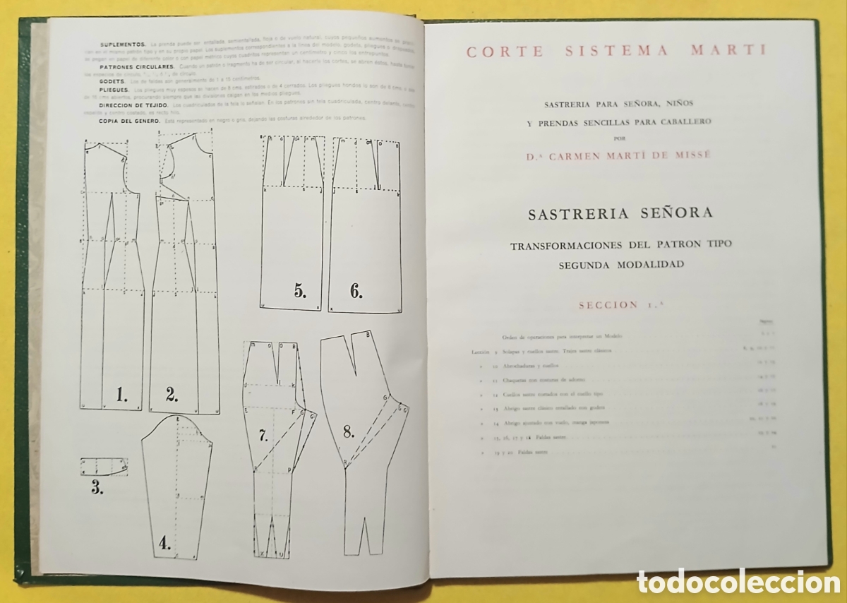 Libros de segunda mano: Corte sistema Mart&iacute;, sastreria - Foto 3
