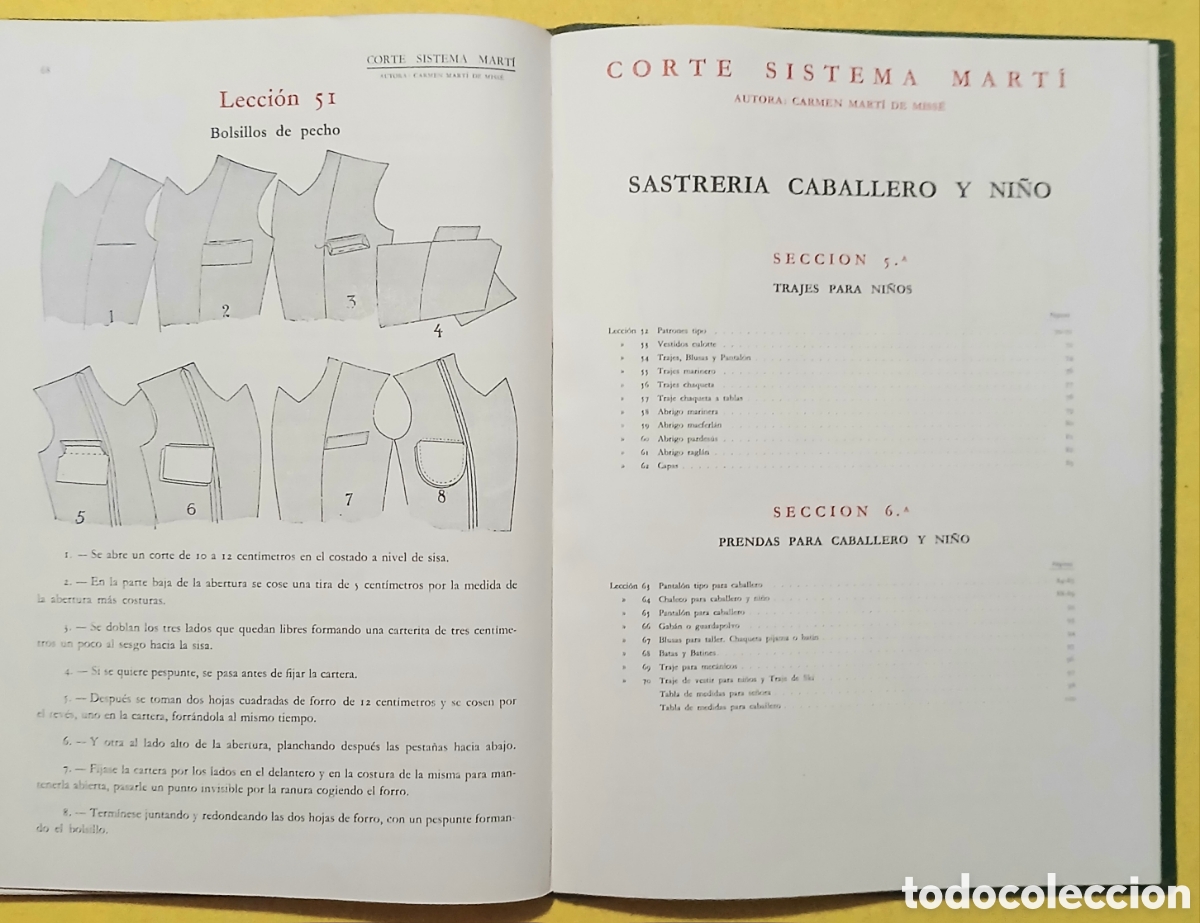 Libros de segunda mano: Corte sistema Mart&iacute;, sastreria - Foto 5