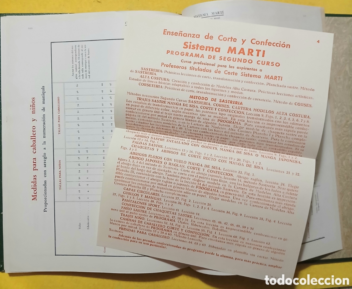 Libros de segunda mano: Corte sistema Mart&iacute;, sastreria - Foto 6