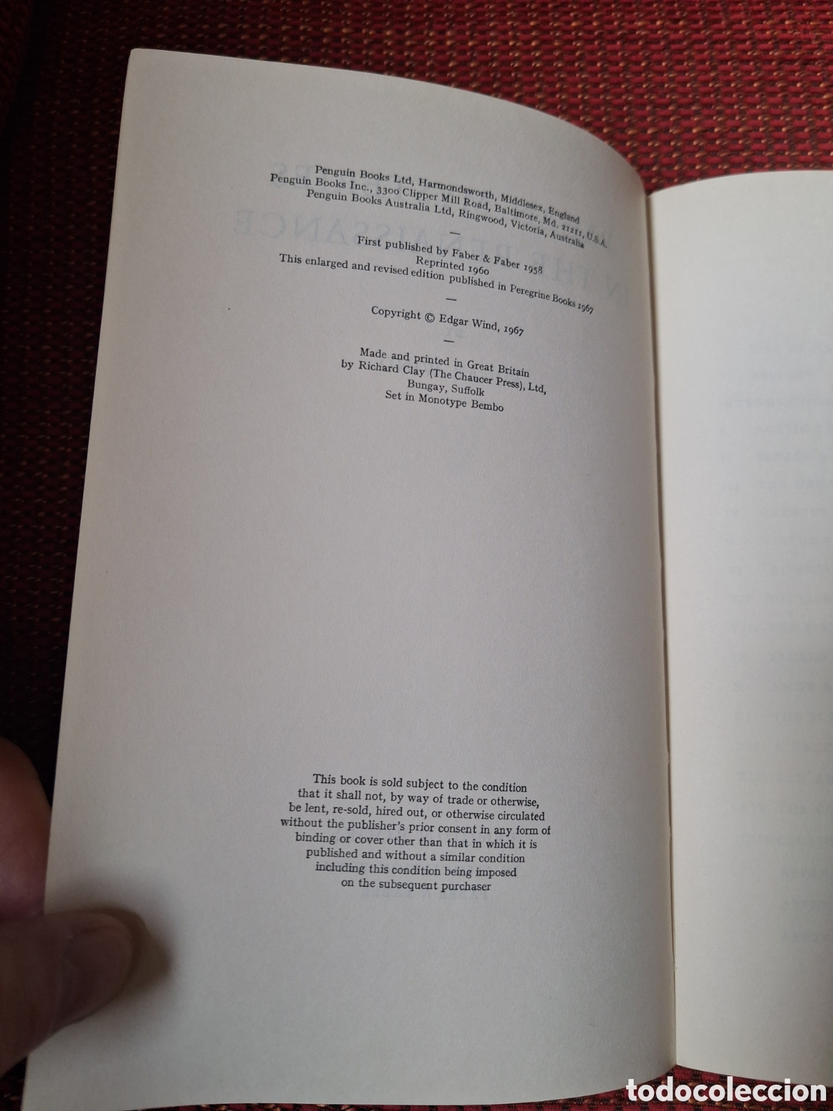 Libros de segunda mano: Pagan Mysteries in the Renaissance, Edgar Wind - Foto 2