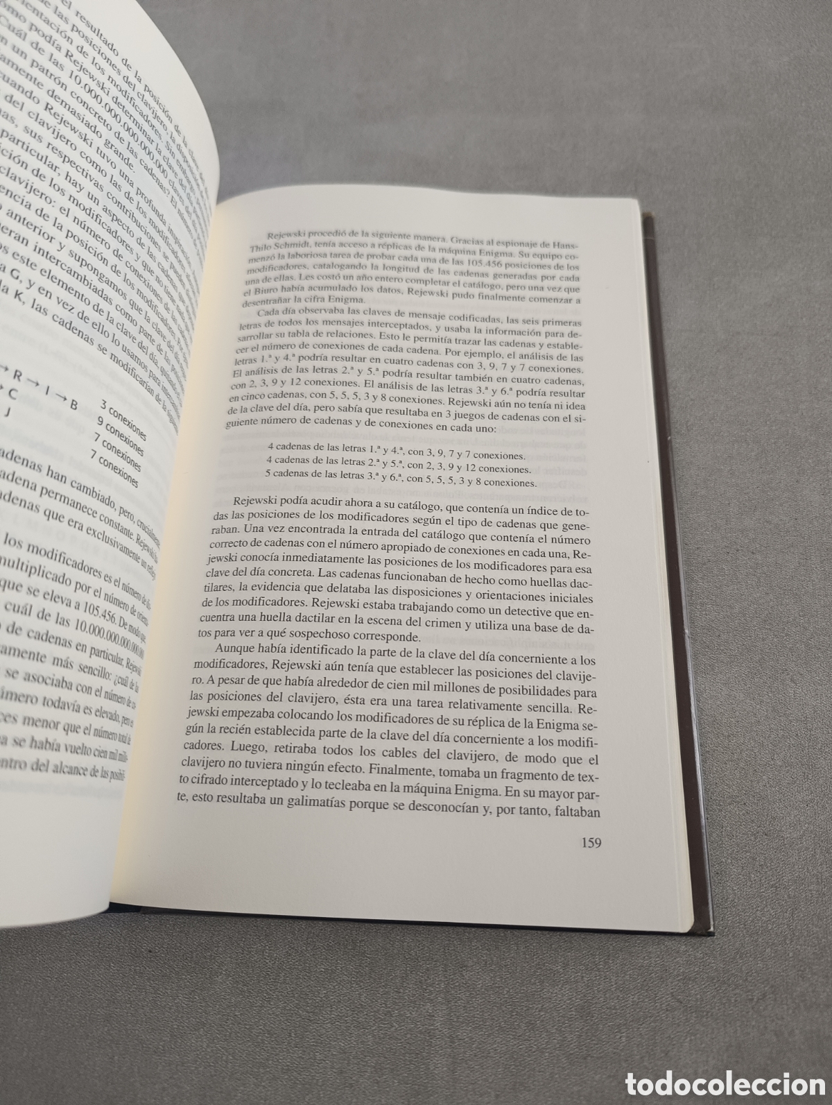 Libros de segunda mano: LOS C&Oacute;DIGOS SECRETOS. El arte y la ciencia de la Criptografia - Simon Singh - Foto 7