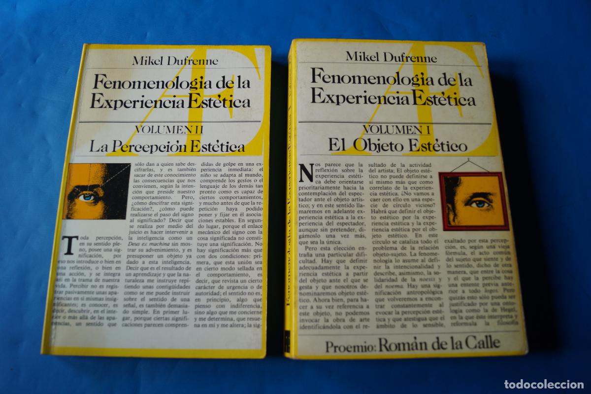 Libros de segunda mano: FENOMENOLOGIA DE LA EXPERIENCIA ESTETICA. MIKEL DUFRENME
