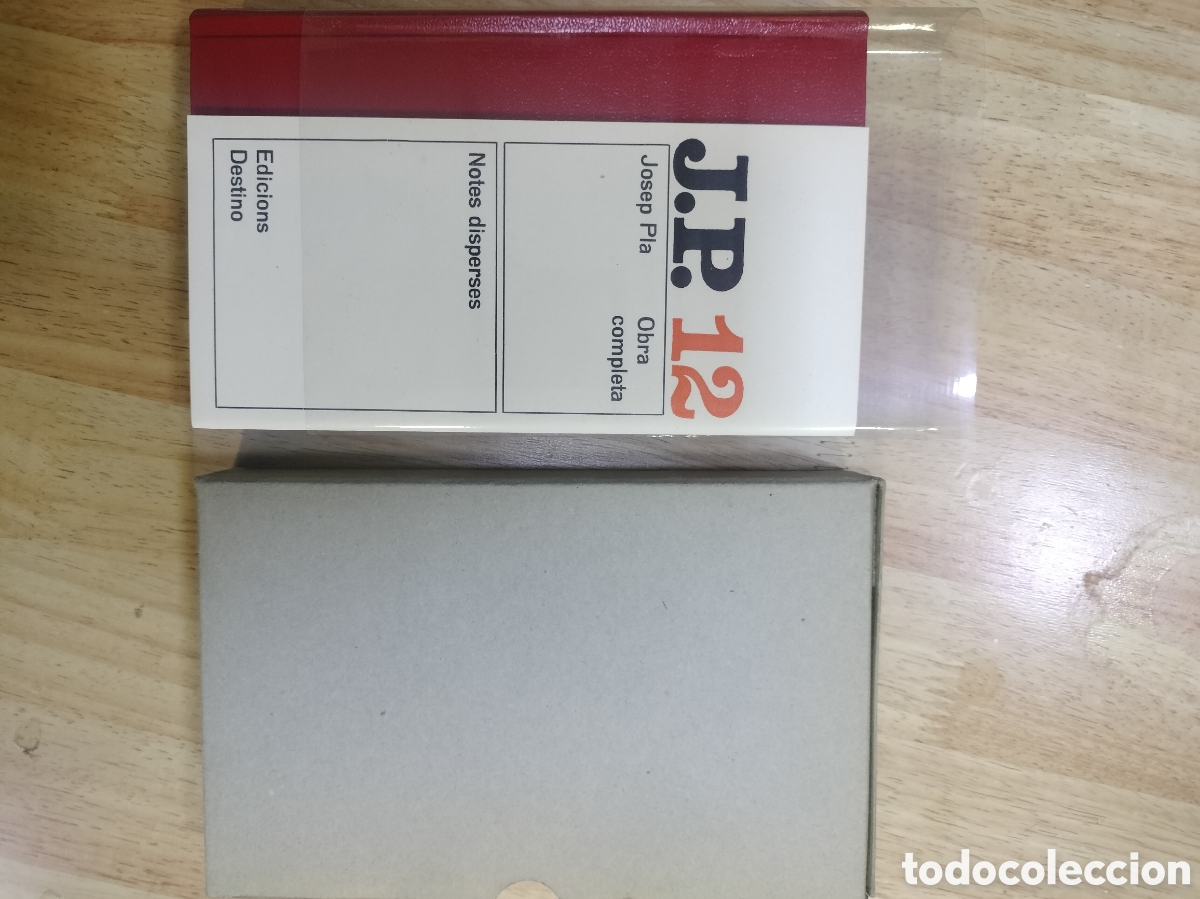 Libros de segunda mano: Josep Pla. Obra completa. Vol 12. Notes disperses.