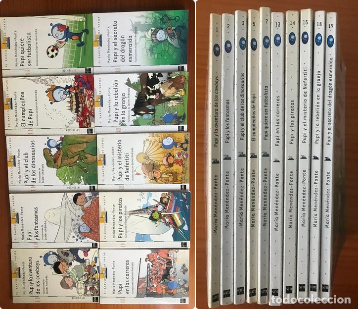 Libros de segunda mano: Lote de 10 libros de Pupi. Mar&iacute;a Men&eacute;ndez-Ponte. SM.