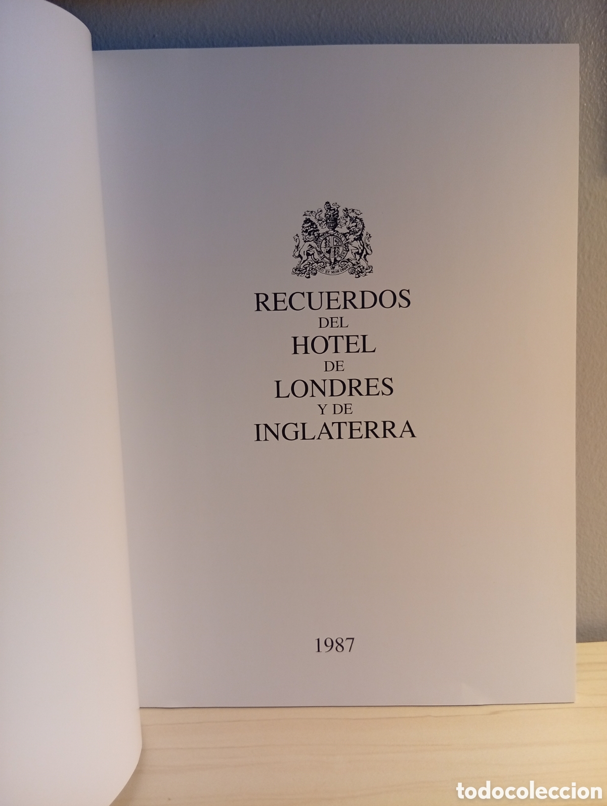 Libros de segunda mano: Recuerdos del Hotel de Londres y de Inglaterra - Foto 2